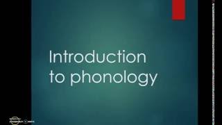 6 Introduction to Phonology [upl. by Hiram355]