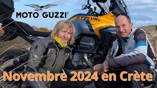 Essai de la Moto Guzzi Stelvio 2024 en duo pendant dix jours en Crète [upl. by Beauchamp95]