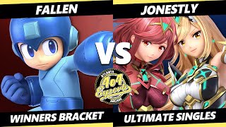 4o4 Smash Night 30  Fallen Mega Man Vs jonestly Pyra Mythra SSBU Ultimate Tournament [upl. by Trixie]