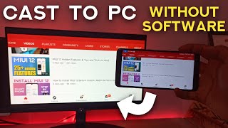 How Cast Android Screen to PC  Screen Mirror to Windows Computer  Wireless Screencast [upl. by Starr]