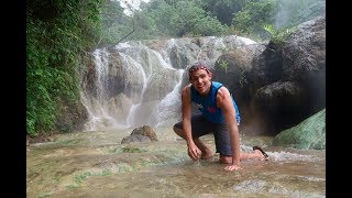 SECRET HOT SPRING WATERFALLS Best Spots In The Philippines [upl. by Jakob]