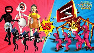 FAMILY GREAT MOTHER MEGAPHONE VS MEGAHORN 6 in Squid Game [upl. by Eitteb730]