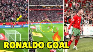 🔥Cristiano Ronaldo’s Stunning Goal vs Poland in Nations League  Defining Portugal’s Victory [upl. by Nwahsar298]