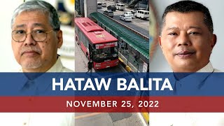 UNTV Hataw Balita Pilipinas  November 25 2022 [upl. by Sokil26]