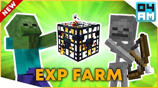 EASY Zombie amp Skeleton Mob Spawner XP Farm Tutorial  Minecraft 119 No Redstone V2 [upl. by Nalek3]