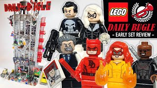 LEGO Marvel Daily Bugle 76178  2021 Early Set Review [upl. by Adok]