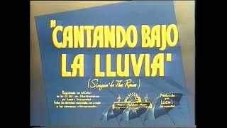 Cantando bajo la lluvia 1952 Créditos castellanos originales de época [upl. by Nierman]