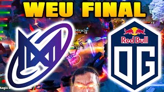 NIGMA vs OG  WEU FINAL ▌PGL WALLACHIA SS3 DOTA 2 [upl. by Nnaycnan]