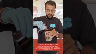 Colour changing experiment  Reaction between potassium permanganate sodium hydroxide and sugar [upl. by Weissmann]