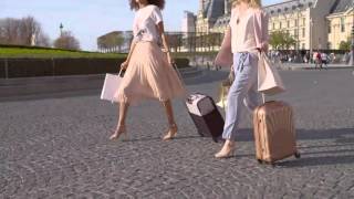 Samsonite  NEW Cosmolite amp Uplite collection in Paris [upl. by Ahsinar926]