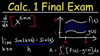 Calculus 1 Final Exam Review [upl. by Nerahs]