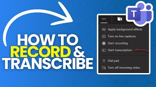 How to Record and Transcribe on Microsoft Teams 2024 [upl. by Runck]