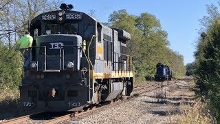 First Run For Historic Locomotive RARE Short Line Railroad Action Never Posted Cincinnati Eastern [upl. by Ycram]