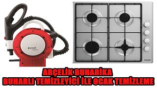 Arçelik K 7800 Y Buharika Buharlı Temizlik Makinesi ile Yağlı Ocak Nasıl Temizlenir [upl. by Sedinoel]