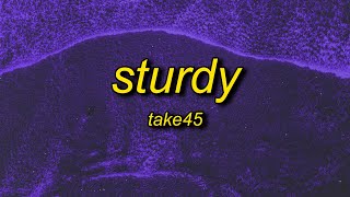 Take45  Sturdy Lyrics [upl. by Ayatnohs]