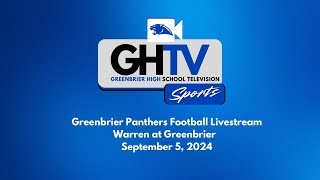 Greenbrier Panthers Livestream  Russellville at Greenbrier  9524 [upl. by Nehtiek873]