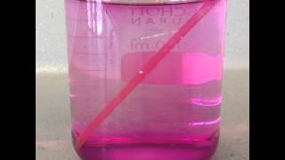 Diffusion of Potassium Permanganate in Water [upl. by Cartwell848]