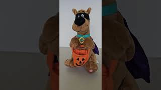 Scooby Doo Shaking Halloween Trick or Treater Plush Hallmark [upl. by Aneetsirk]