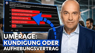 Kündigung oder Aufhebungsvertrag DAS würdet ihr tun krass [upl. by Nikolos941]