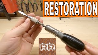 Vintage Yankee Screwdriver  Perfect Hand Tool Restoration [upl. by Karisa]