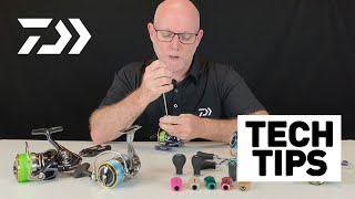 How to Remove the Knob on a Spin Reel Tech Tip [upl. by Juliet]