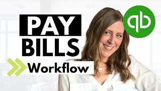 Pay Bills in QBO accounts payable workflow for bookkeepers [upl. by Deb]