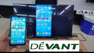 devant smart tv connect to phone [upl. by Errehs597]