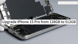 Masterpiece Upgrade Transform Your iPhone 15 Pro from 128GB to 512GB for Ultimate Performance tech [upl. by Ocirnor]