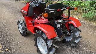 Honda Mighty 13 4X4 Mini Japanese Compact Tractor [upl. by Ruelle]