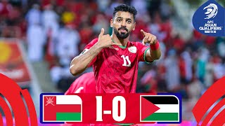 Al Ghassani makes the difference  Oman  Palestine  Highlights  AFC Asian Qualifiers™ Road to 26 [upl. by Modern879]