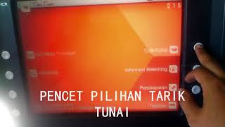 CARA MENGAMBIL UANG DI ATM CIMB NIAGA TUTORIAL PENARIKAN UANG [upl. by Lupe]