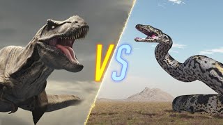 Titanoboa VS TRex [upl. by Hardunn]