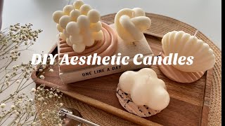 DIY Candles at home  Bubble Candle DIY  Candle making from old candles  melt old candles [upl. by Ppilihp]