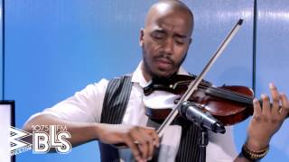 Violinist Damien Escobar pays tribute to Whitney Houston live [upl. by Otnicaj565]