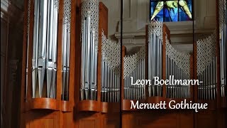 Leon Boellmann  Menuett Gothique Suite Gothique [upl. by Leicester341]