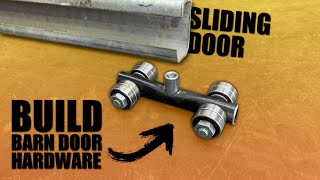 How To Build a Barn Door Hardware Easily  DIY [upl. by Aelyak]