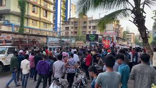 Kamothe cha raja Shiv garjana nashik dhol kalamboli  one side [upl. by Einama]