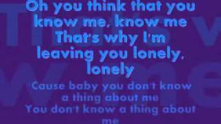 Mr Know It All  Kelly Clarkson [upl. by Tterab]