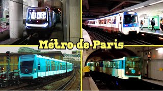 Paris Métro  All the Lines  RATP  ACC84 [upl. by Walling]