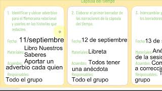 LA CÁPSULA DEL TIEMPO  PLANIFIQUEMOS Lenguajes sexto grado página 13 [upl. by Aicemat]