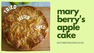 Mary Berry Apple Cake [upl. by Nojad]