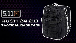 511 RUSH 24 20 Tactical Backpack 2021│InDepth Review [upl. by Tila]