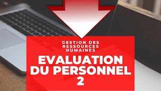 Évaluation du personnel de lentreprise suite [upl. by Kreegar]