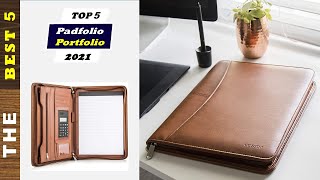 ✅ Top 5 Best Padfolio Portfolio Binder Reviews Leather amp Zippered [upl. by Elyagiba]