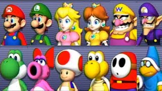 Mario Party 9  All Characters [upl. by Britni]