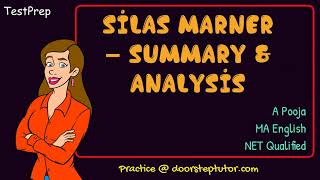 Silas Marner  Novel by George Eliot  Bangla Summary  English Literature [upl. by Kathye]