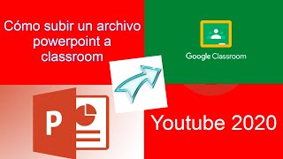 SUBIR ARCHIVO POWERPOINT A CLASSROOM SUSCRIBETE [upl. by Maleeny146]