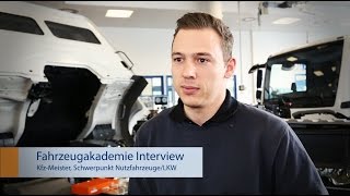 Meisterkurs KfzTechnikerMeister Schwerpunkt NFZLKW Interview [upl. by Pascoe]