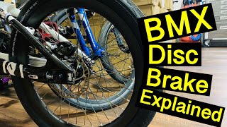 BMX DISC BRAKE EXPLAINED [upl. by Weide]