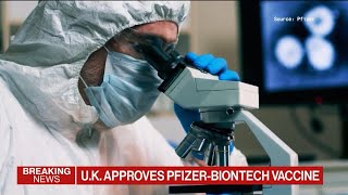 UK Clears PfizerBioNTech Covid19 Vaccine [upl. by Mamie]